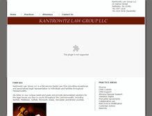 Tablet Screenshot of kantrowitzlawgroup.com